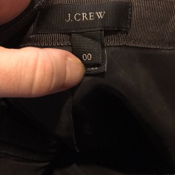 J. Crew No. 2 pencil skirt cotton twill gray - Picture 2 of 4